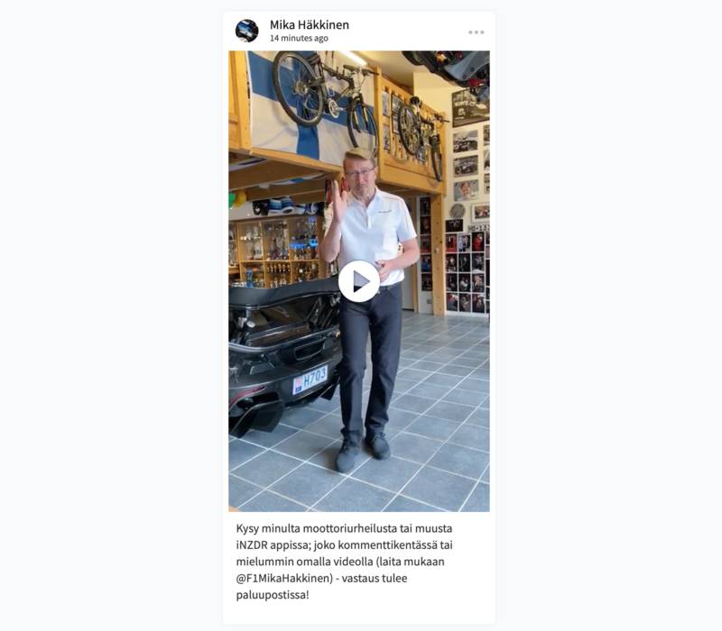 Mika Häkkinen iNZDR